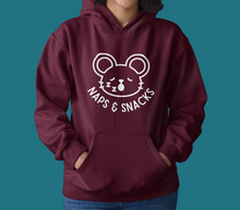 Load image into Gallery viewer, Naps &amp; Snacks - Unisex Hoodie
