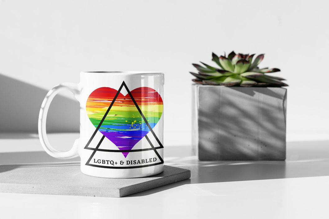 LGBTQ+ and disabled Ceramic Mug 11oz