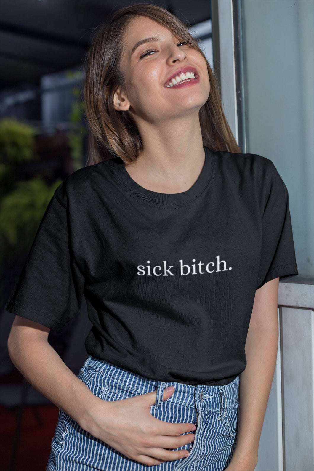 Sick Bitch. Unisex Short Sleeve Tee