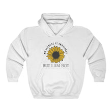 Load image into Gallery viewer, My illness is Invisible But I Am Not Sunflower Unisex Hoodie
