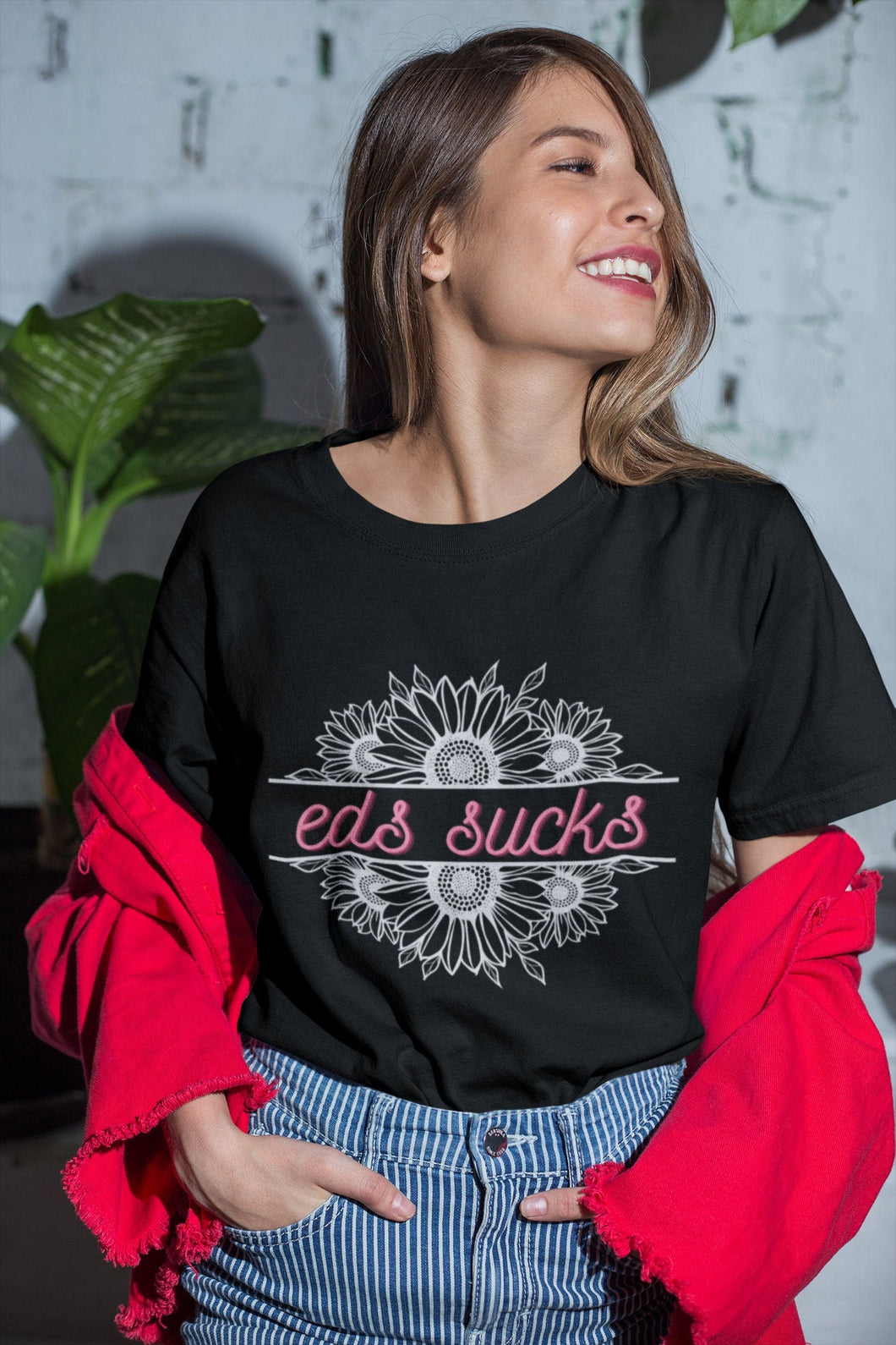 EDS Sucks Sunflower Unisex T-shirt