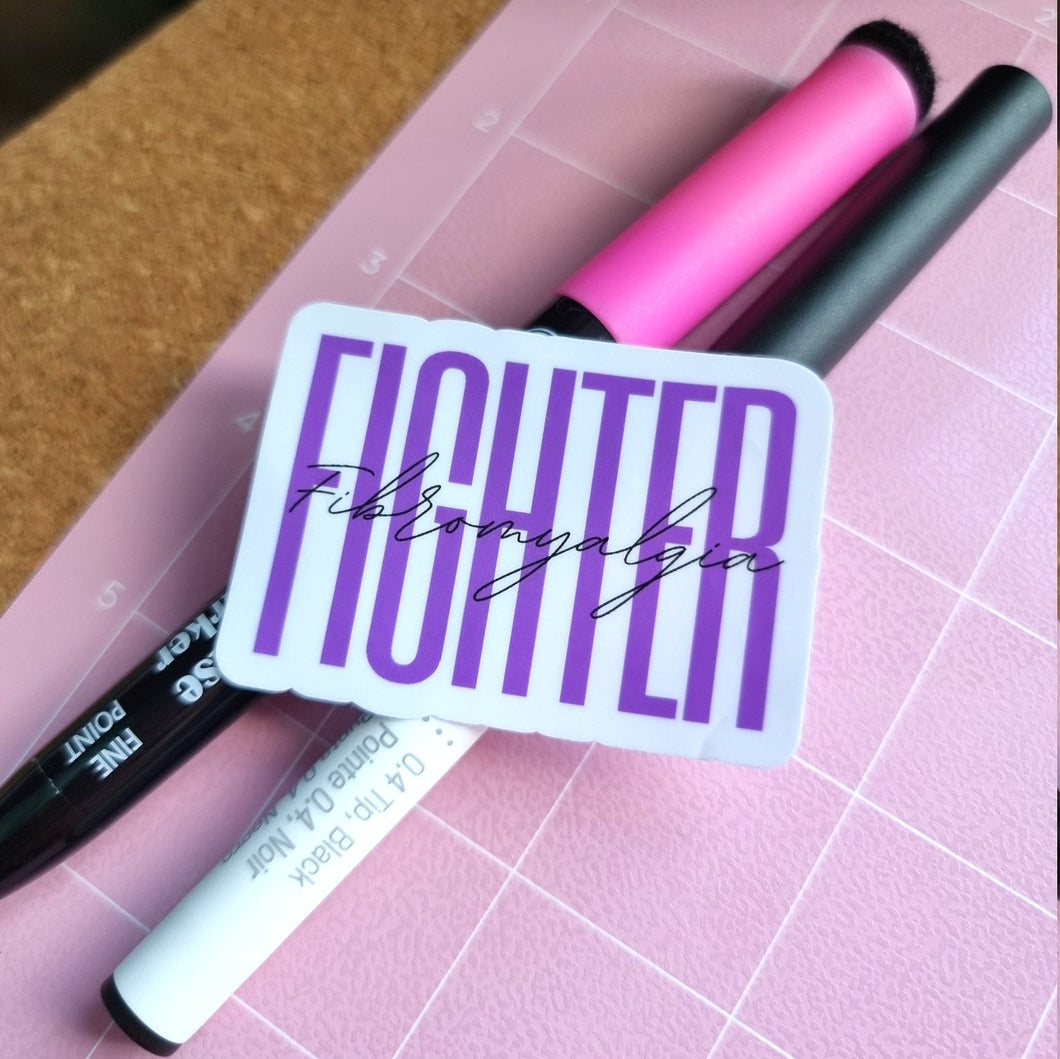 Fibromyalgia Fighter Sticker