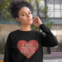 Load image into Gallery viewer, Tachy Christmas Sweater - Spoonie Unisex Sweatshirt
