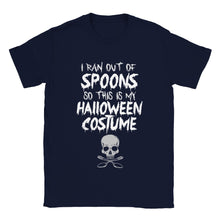 Load image into Gallery viewer, I Ran Out Of Spoons Halloween Costume - Unisex T-shirt
