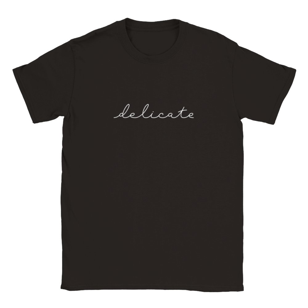 Delicate- Cursive Unisex T-shirt