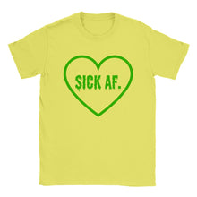 Load image into Gallery viewer, Sick AF. Green Spoonie T-shirt
