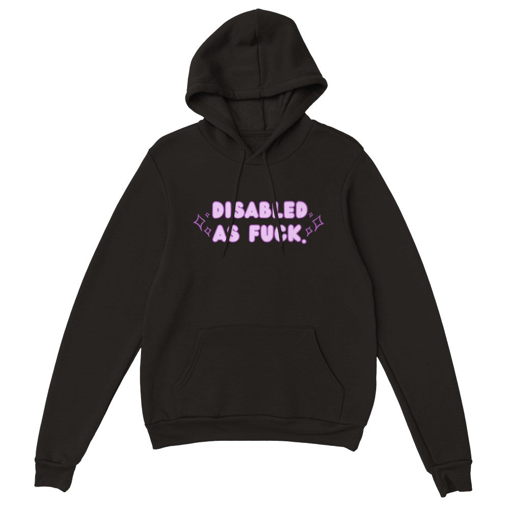 DISABLED AS FUCK. Unisex Hoodie