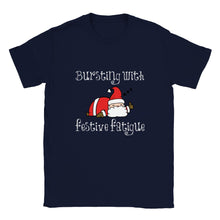 Load image into Gallery viewer, Bursting with Festive Fatigue - Unisex T-shirt
