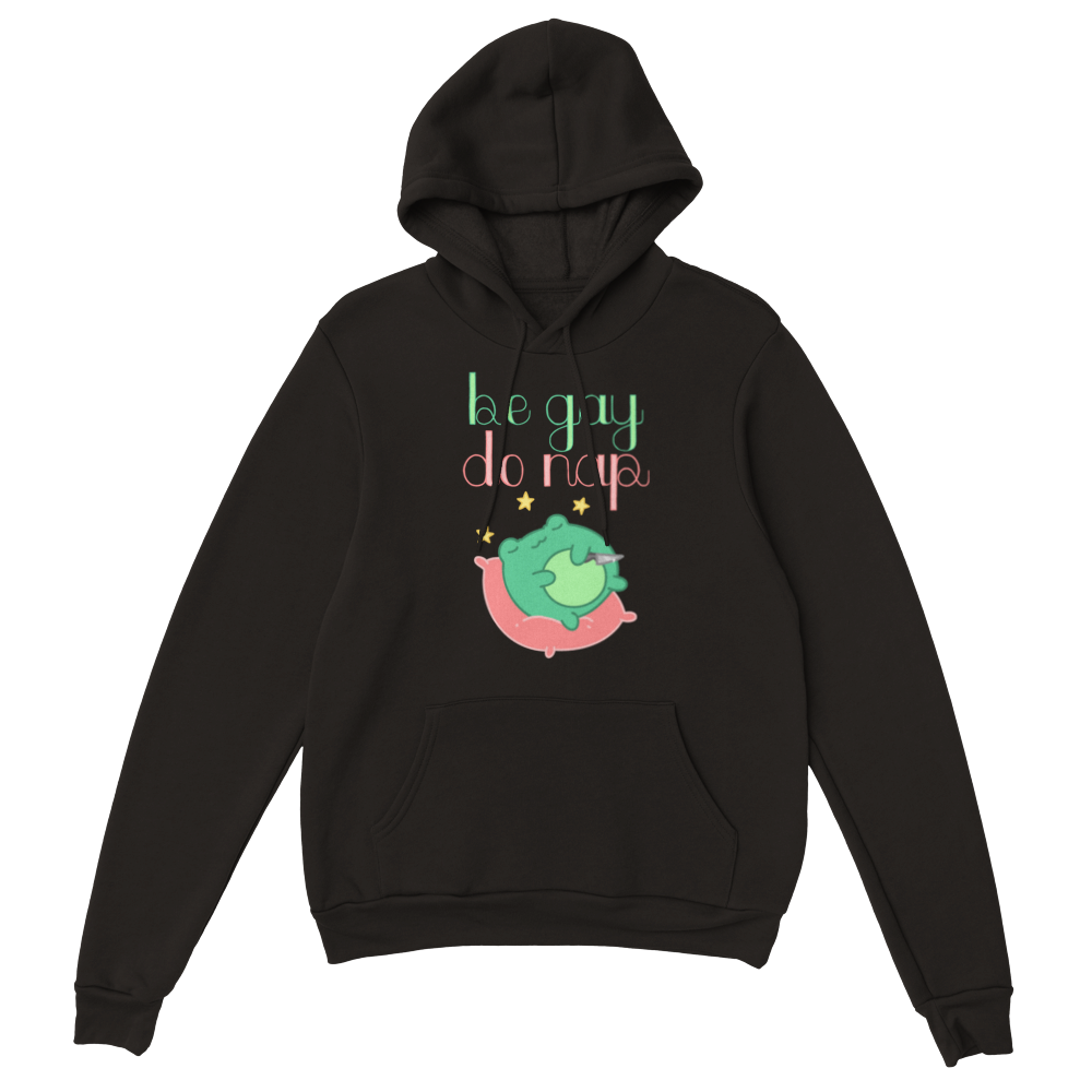 Be Gay Do Nap - Unisex Froggy Hoodie