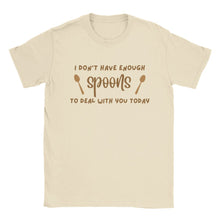 Load image into Gallery viewer, I Don&#39;t Have Enough Spoons - Unisex T-shirt
