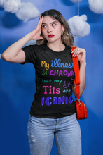Load image into Gallery viewer, Tits Are Iconic - Spoonie T-shirt

